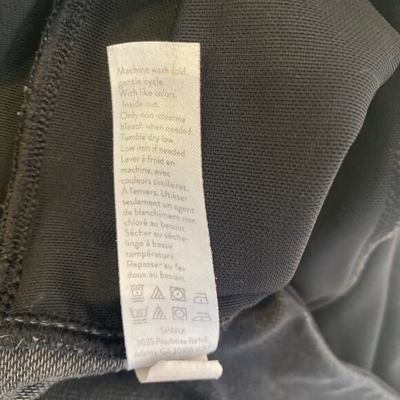 Spanx Black Gray Jeggings EUC Sz 1X Stretchy High Rise Cotton Polyester - Picture 9 of 15